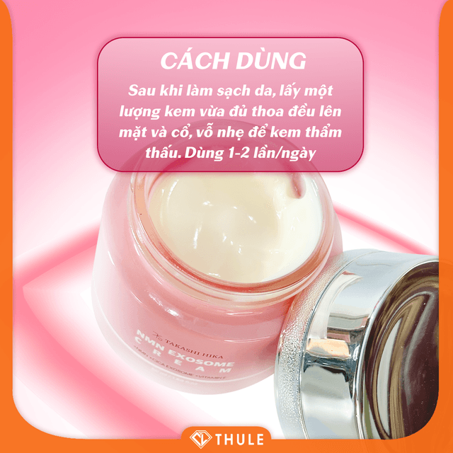 Kem Dưỡng NMN Exosome - Giảm Nếp Nhăn, Mờ Thâm, Trẻ Hoá Làn Da Và Phục Hồi Làn Da Hư Tổn