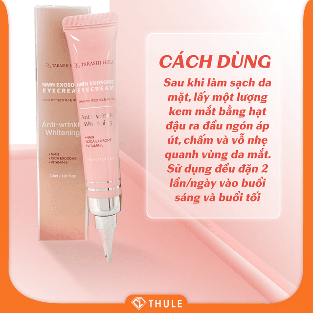 Kem Dưỡng Mắt NMN Exosome - Giảm Quầng Thâm Vùng Mắt, Dưỡng Ẩm Và Phục Hồi Vùng Da Mỏng Ở Mắt