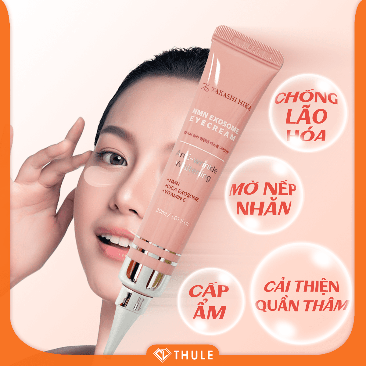 Kem Dưỡng Mắt NMN Exosome - Giảm Quầng Thâm Vùng Mắt, Dưỡng Ẩm Và Phục Hồi Vùng Da Mỏng Ở Mắt