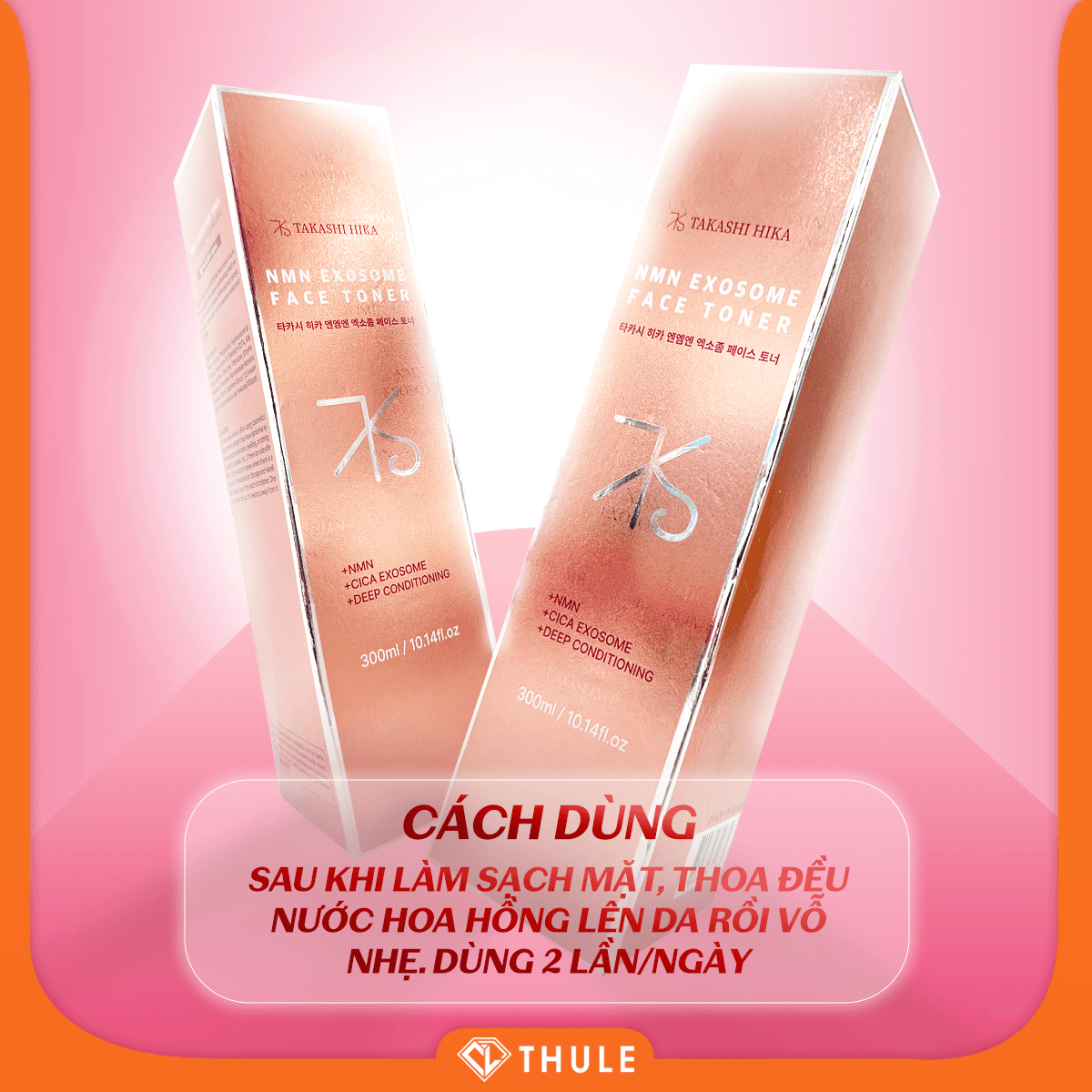 Nước Hoa Hồng NMN Exosome - Cân Bằng Độ pH, Cấp Ẩm Tức Thì Và Tăng Khả Năng Hấp Thụ Dưỡng Chất 