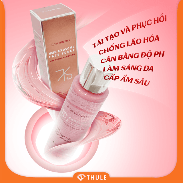 Nước Hoa Hồng NMN Exosome - Cân Bằng Độ pH, Cấp Ẩm Tức Thì Và Tăng Khả Năng Hấp Thụ Dưỡng Chất 