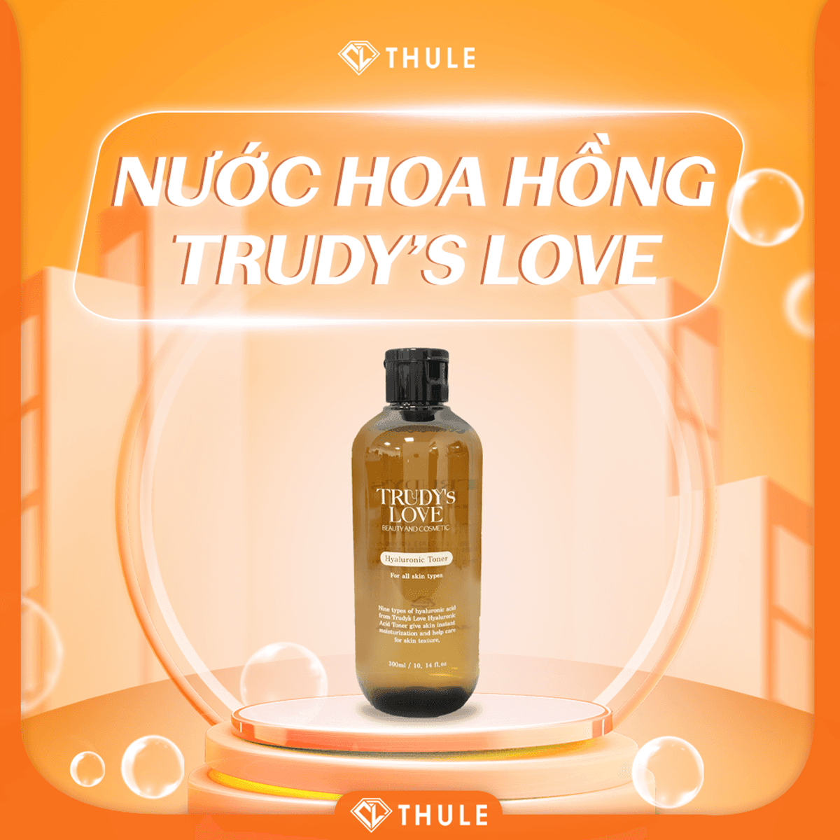 Nước Hoa Hồng Trudy's Love - Duy Trì Làn Da Mịn Màng Và Căng Bóng 