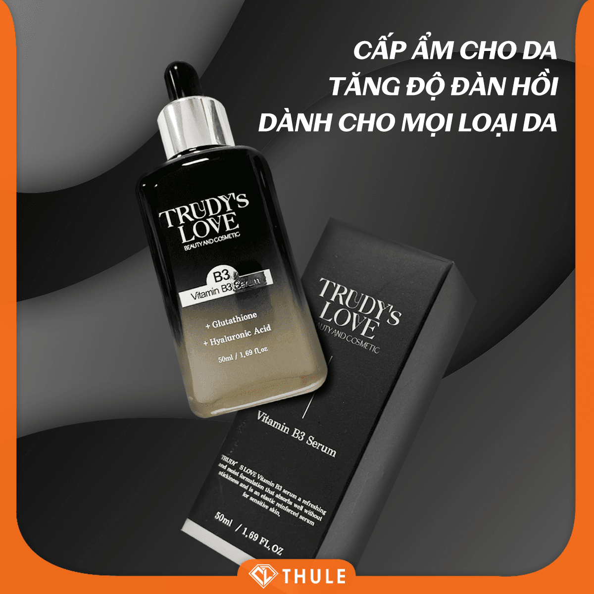 Serum B3 Trudy’s Love – Làm Dịu Da, Giảm Thâm Sạm, Se Khít Lỗ Chân Lông Và Giúp Da Sáng Mịn Tự Nhiên