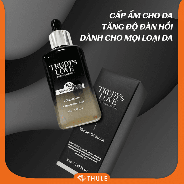 Serum B3 Trudy’s Love – Làm Dịu Da, Giảm Thâm Sạm, Se Khít Lỗ Chân Lông Và Giúp Da Sáng Mịn Tự Nhiên