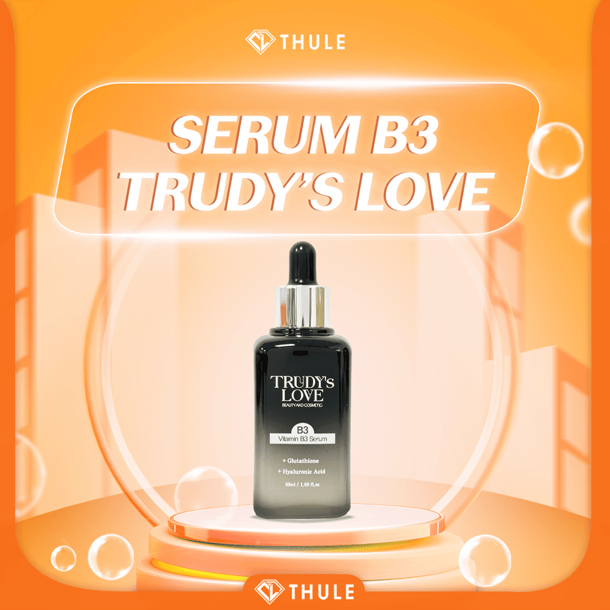 Serum B3 Trudy’s Love – Làm Dịu Da, Giảm Thâm Sạm, Se Khít Lỗ Chân Lông Và Giúp Da Sáng Mịn Tự Nhiên