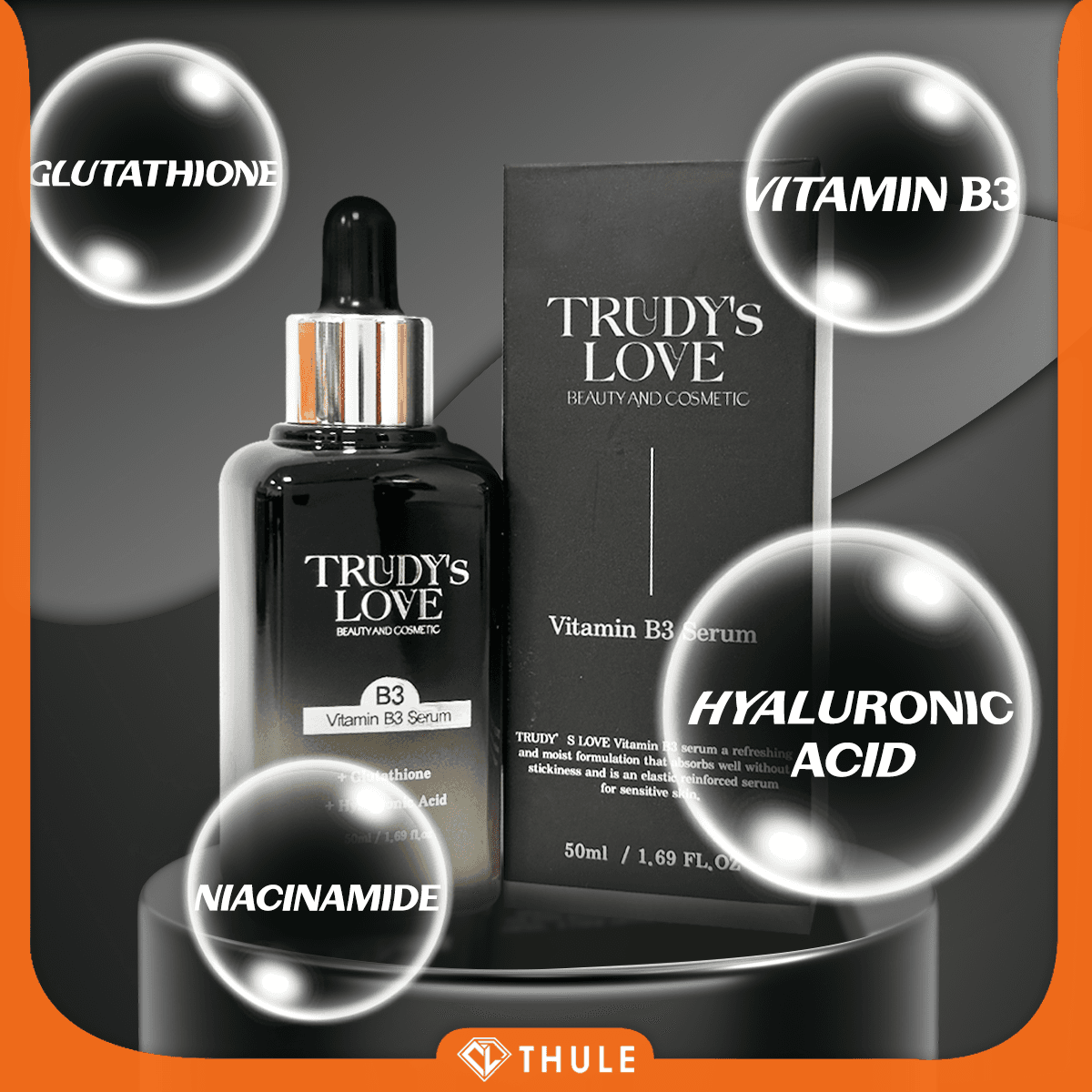 Serum B3 Trudy’s Love – Làm Dịu Da, Giảm Thâm Sạm, Se Khít Lỗ Chân Lông Và Giúp Da Sáng Mịn Tự Nhiên