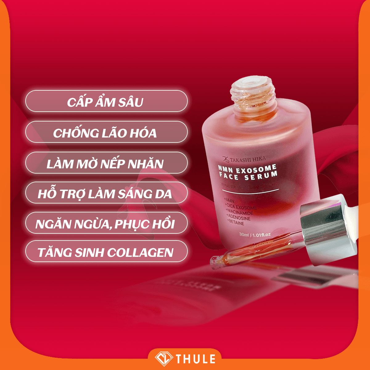 Serum NMN Exosome – Phục Hồi Sâu, Tăng Sinh Collagen, Làm Mờ Thâm Sạm Và Trẻ Hóa Làn Da Từ Bên Trong