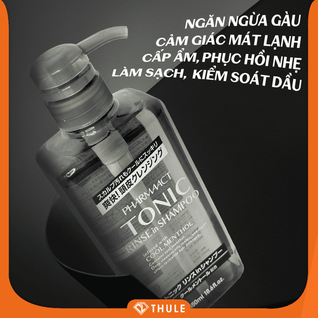 Dầu Gội Tonic – Làm Sạch Da Đầu, Khử Nhờn, Kích Thích Mọc Tóc Và Giúp Mái Tóc Thơm Mát Suốt Cả Ngày