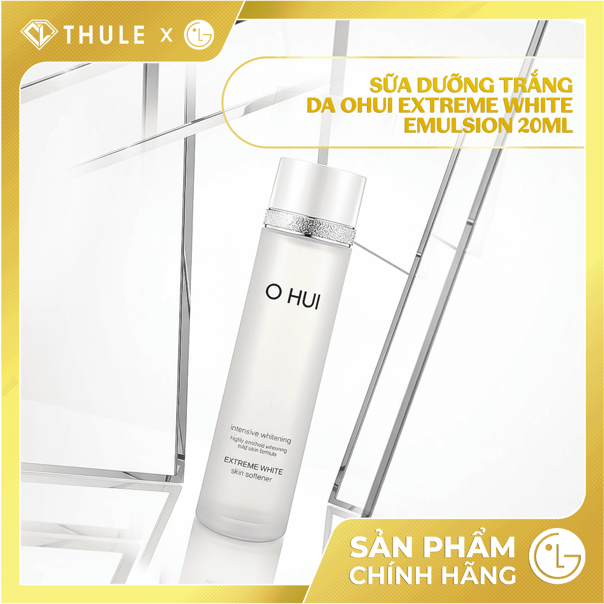 Bộ Tinh Chất Mờ Nám - OHUI Extreme White Ampoule Special Set