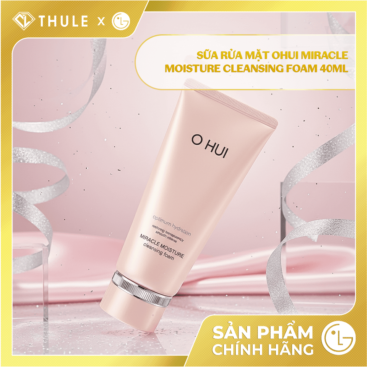 Set Dưỡng Ẩm Chuyên Sâu Ohui Miracle Moisture  - Cải Thiện Tình Trạng Khô Da, Giúp Da Căng Bóng Mịn Màn, Không Gây Bí Da