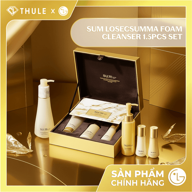 Sữa Rửa Mặt Dạng Gel Làm Sạch Bụi Bẩn Và Dầu Nhờn Su:m37 LosecSumma Foam Cleanser 1.5pcs Set