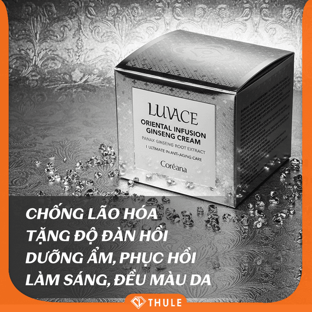 Kem Sâm Luvace – Dưỡng Trắng Da, Mờ Nám, Trẻ Hoá Từ Nhân Sâm