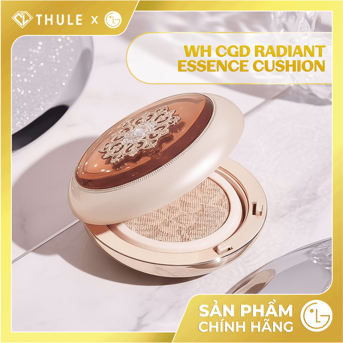 Phấn Nước WH CGD Radiant Essence – Che Phủ Tự Nhiên, Làm Sáng Da, Dưỡng Ẩm Và Giúp Làn Da Rạng Rỡ Suốt Cả Ngày