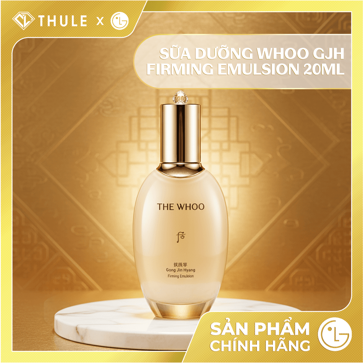 Sữa Rửa Mặt The Whoo Gong Jin Hyang – Làm Sạch Sâu, Loại Bỏ Bụi Bẩn Và Bã Nhờn, Giúp Da Thoáng Sạch, Mịn Màng Và Tươi Khỏe