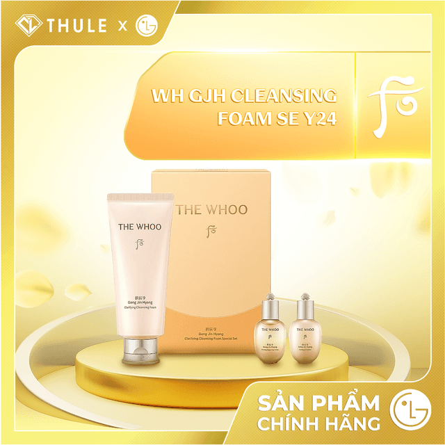 Sữa Rửa Mặt The Whoo Gong Jin Hyang – Làm Sạch Sâu, Loại Bỏ Bụi Bẩn Và Bã Nhờn, Giúp Da Thoáng Sạch, Mịn Màng Và Tươi Khỏe