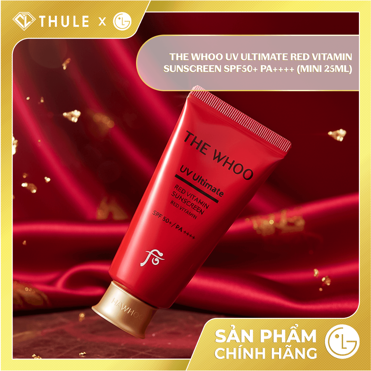Bộ Kem Chống Nắng Whoo Đỏ UV Ultimate - Dưỡng Sáng Mịn, Ngăn Lão Hóa Và Giúp Làn Da Luôn Rạng Rỡ Suốt Ngày