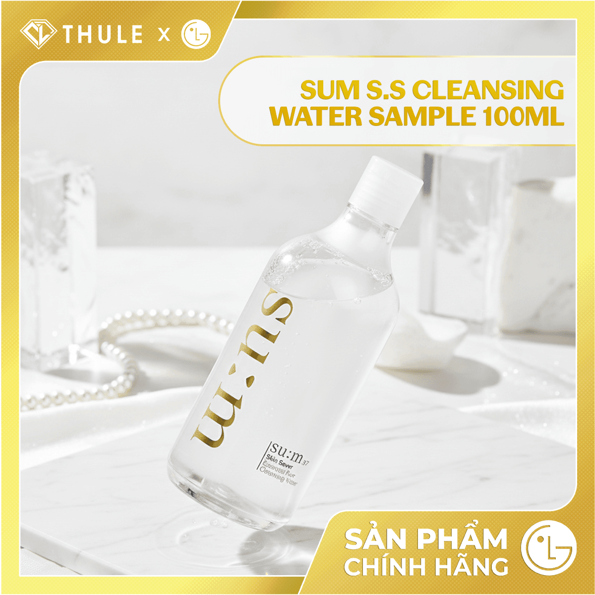 Nước Tẩy Trang Su:m37 - Làm Sạch Dịu Nhẹ, Loại Bỏ Bụi Bẩn Và Makeup, Giữ Da Thoáng Mịn Và Tươi Mát Tự Nhiên