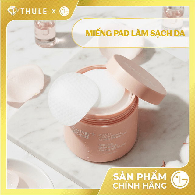 Tẩy Tế Bào Chết Carezone A-Cure Toner Pad - Giảm Mụn Ẩn, Mụn Đầu Đen Và Tăng Khả Năng Hấp Thụ Dưỡng Chất