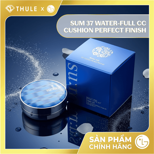 Phấn Nước Su:m 37 - Cấp Ấm, Căng Bóng Da, Duy Trì Lớp Nên Lâu