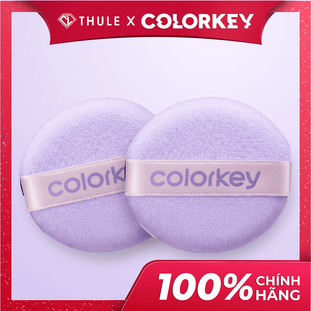 Bông Mút Đánh Nền, Tăng Độ Bám, Dễ Làm Sạch, Giúp Tạo Nền Mỏng Nhẹ Tự Nhiên, Nhãn Hiệu - Colorkey Build For VietNam