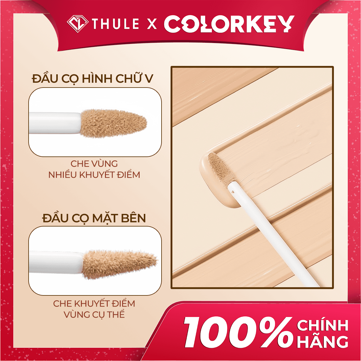 Kem Che Khuyết Điểm Colorkey Cover All Concealer 01 - Che Khuyết Điểm, Che Phủ Cao, Mịn & Tự Nhiên
