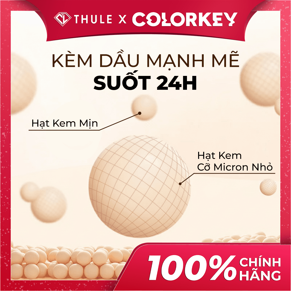 Kem Nền Dạng Lỏng Lâu Trôi Colorkey Long Lasting Flawless Liquid Foundation P2 - Che Phủ Mịn Mượt, Lâu Trôi, Kiềm Dầu