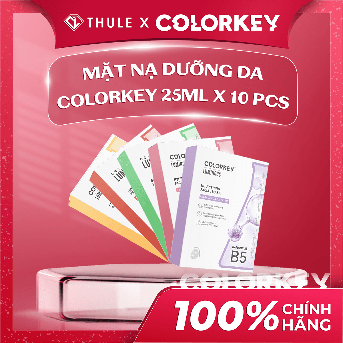 Mặt Nạ Dưỡng Da Colorkey Nourishing Facial Mask - Cấp Ẩm Chuyên Sâu, Giúp Làm Dịu, Phục Hồi Da Nhanh Chóng