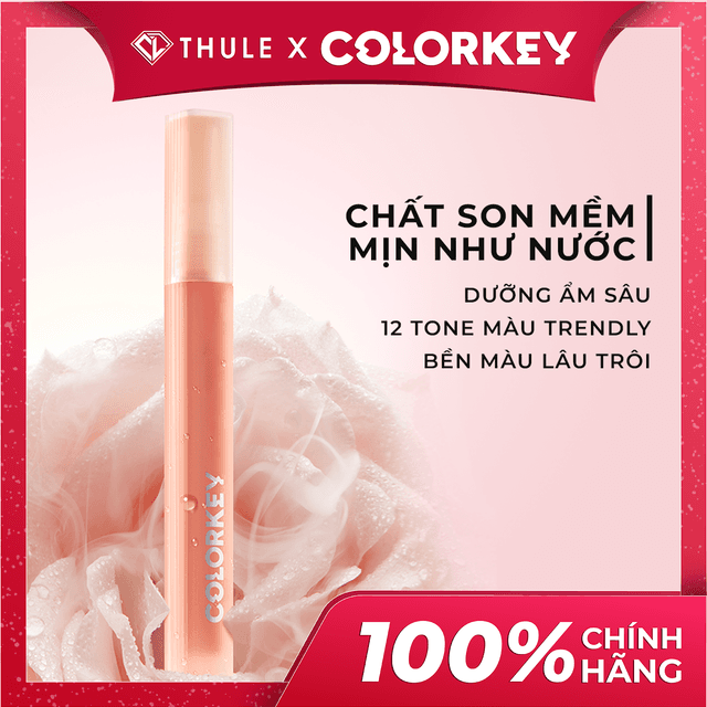 Son Bóng Dạng Lỏng Mờ Lì Chống Thấm Nước Colorkey 0308