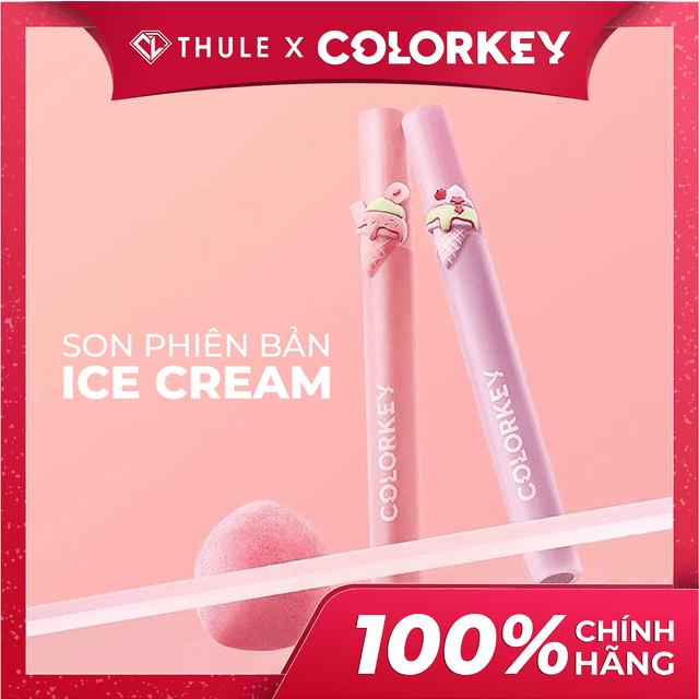Son Bóng Hiệu Ứng Gương R704 Colorkey Airy Lip Mirror Series R704 (Ice Cream )
