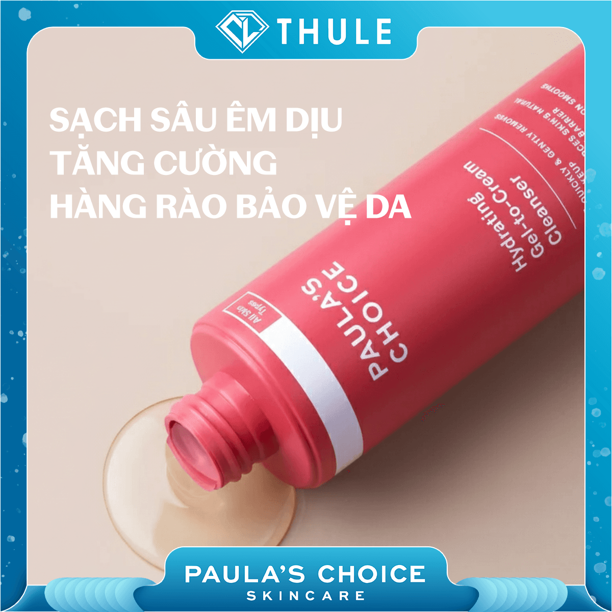 Gel Rửa Mặt Làm Sạch, Giúp Da Mềm Mịn Paula's Choice Defense Hydrating Gel-To-Cream Cleanser