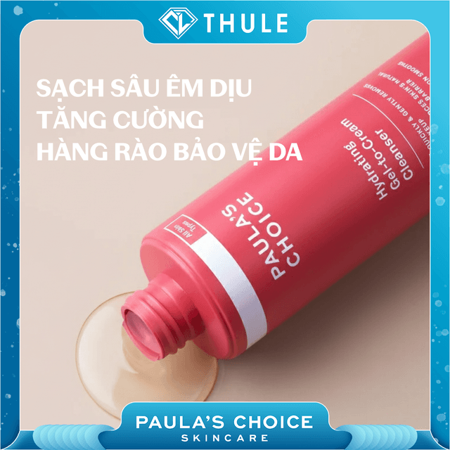 Gel Rửa Mặt Làm Sạch, Giúp Da Mềm Mịn Paula's Choice Defense Hydrating Gel-To-Cream Cleanser