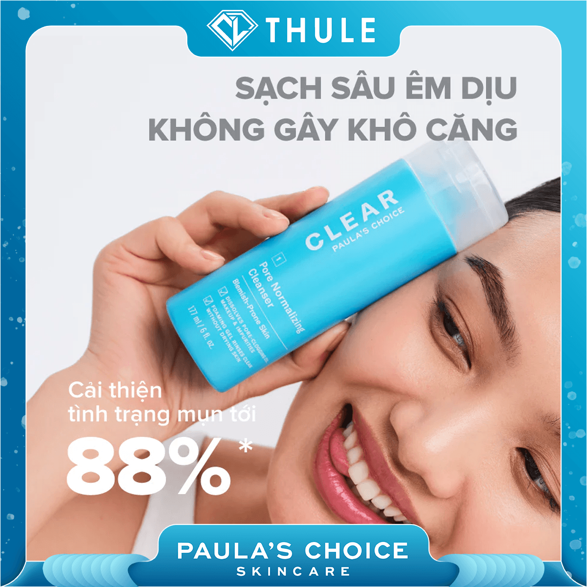 Sữa Rửa Mặt Làm Sạch Da, Giảm Dầu Thừa - Clear Pore Normalizing Cleanser 177ml