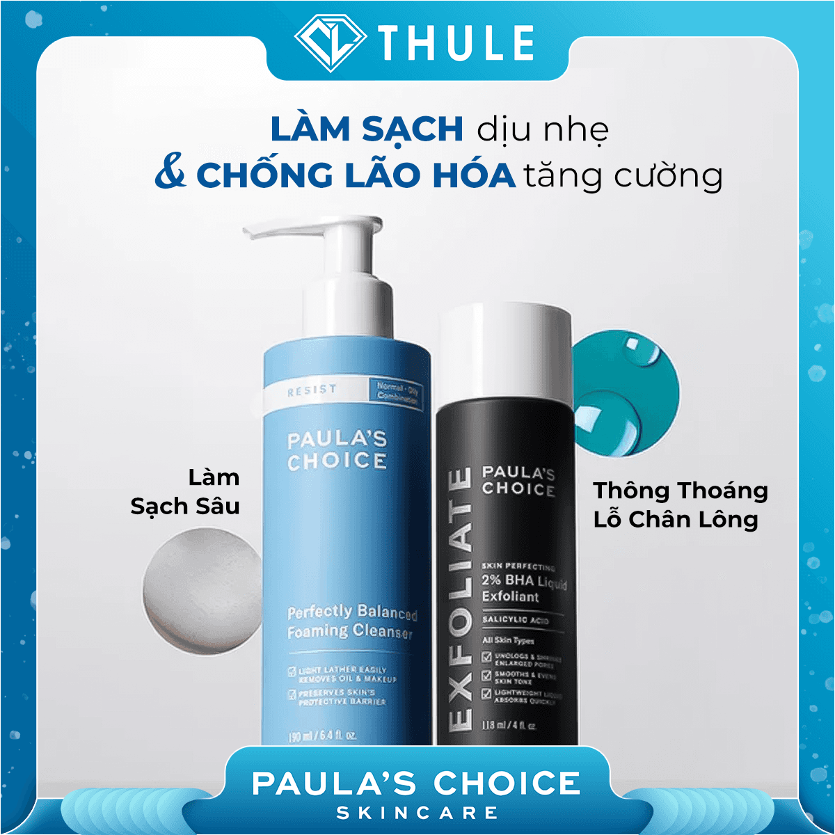 Sữa Rửa Mặt Tạo Bọt Siêu Mịn Làm Sạch, Cân Bằng Độ Ẩm Cho Da - Resist Perfectly Balanced Foaming Cleanser 190ml