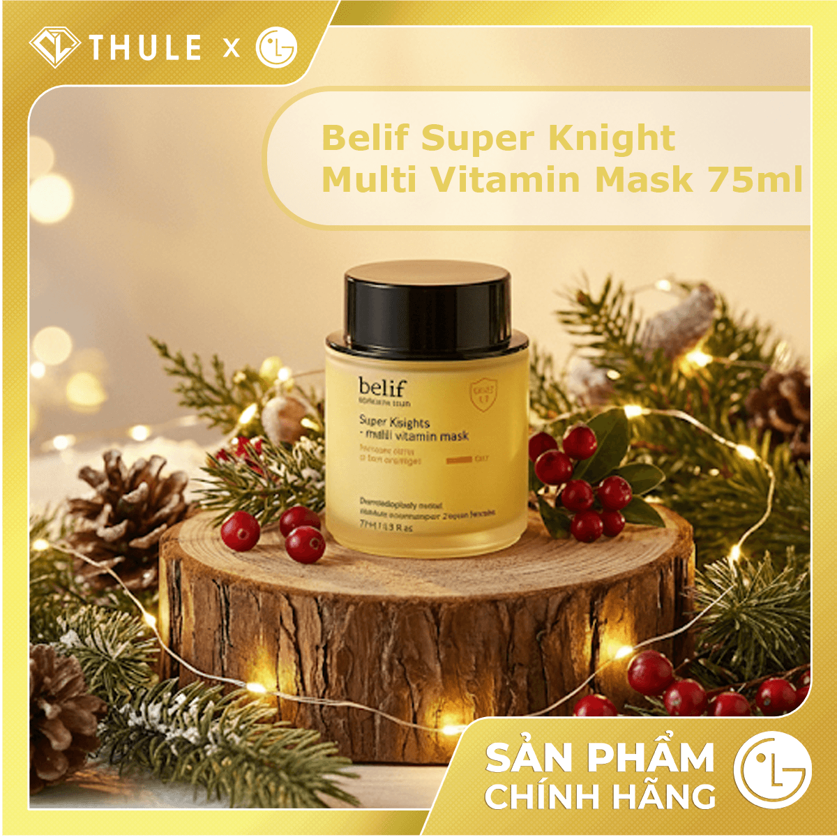 Mặt Nạ Ngủ Belif - Phiên Bản Giáng Sinh 