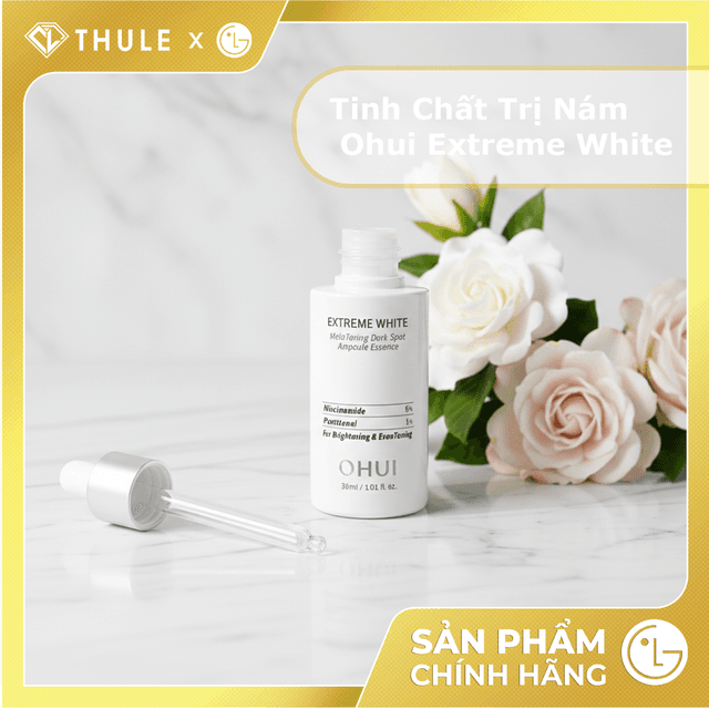 Set Trắng Da Ohui Extreme White – Dưỡng Sáng Da Mạnh Mẽ, Giảm Thâm Sạm, Cải Thiện Màu Da Không Đều, Rạng Rỡ, Tươi Trẻ