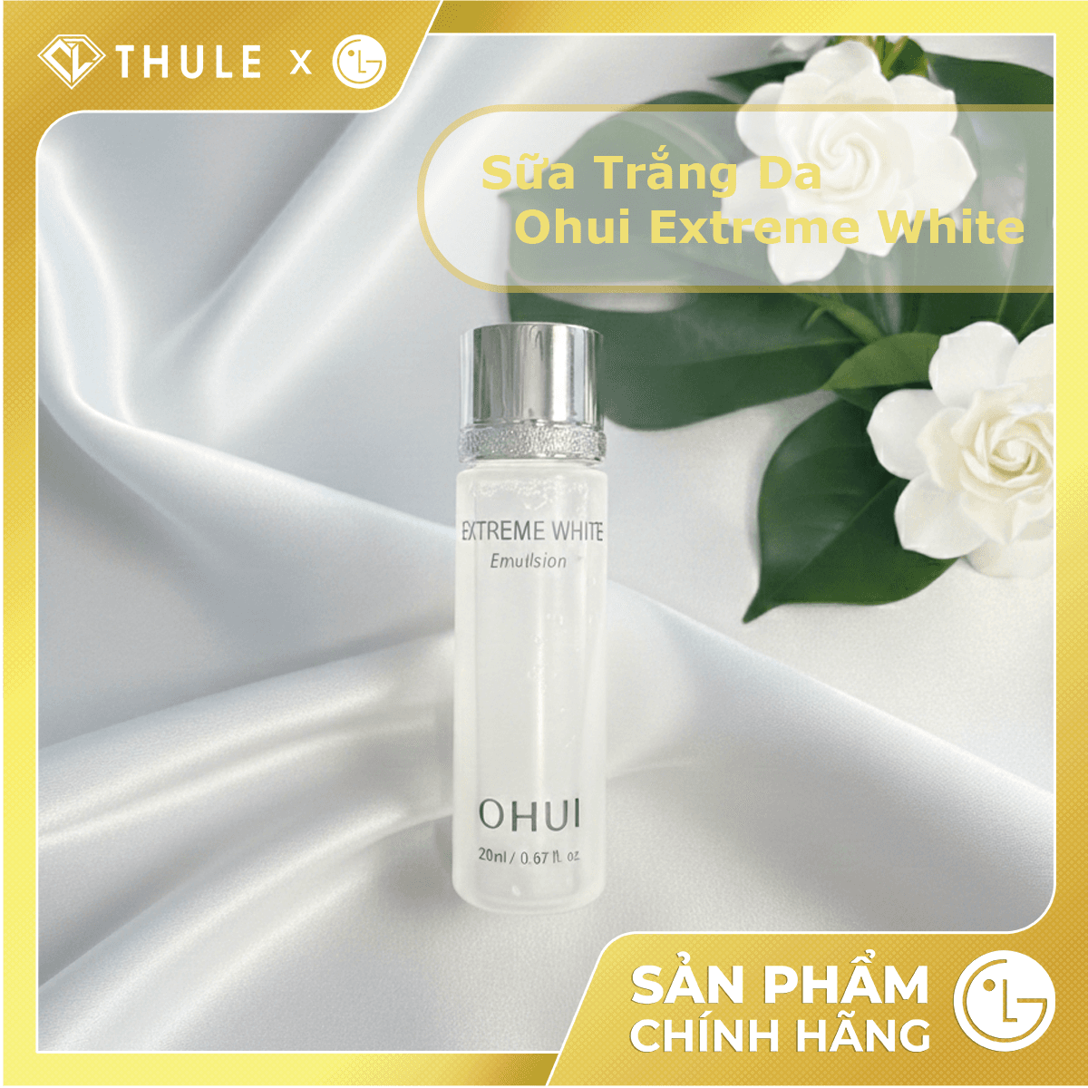 Set Trắng Da Ohui Extreme White – Dưỡng Sáng Da Mạnh Mẽ, Giảm Thâm Sạm, Cải Thiện Màu Da Không Đều, Rạng Rỡ, Tươi Trẻ
