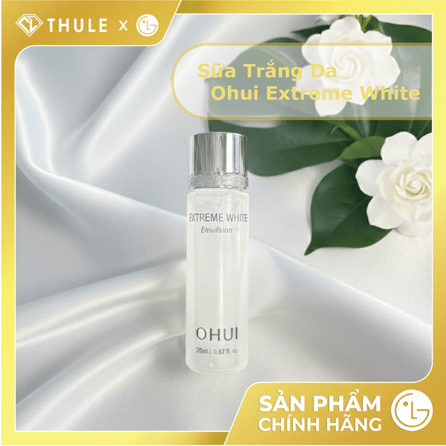 Set Trắng Da Ohui Extreme White – Dưỡng Sáng Da Mạnh Mẽ, Giảm Thâm Sạm, Cải Thiện Màu Da Không Đều, Rạng Rỡ, Tươi Trẻ