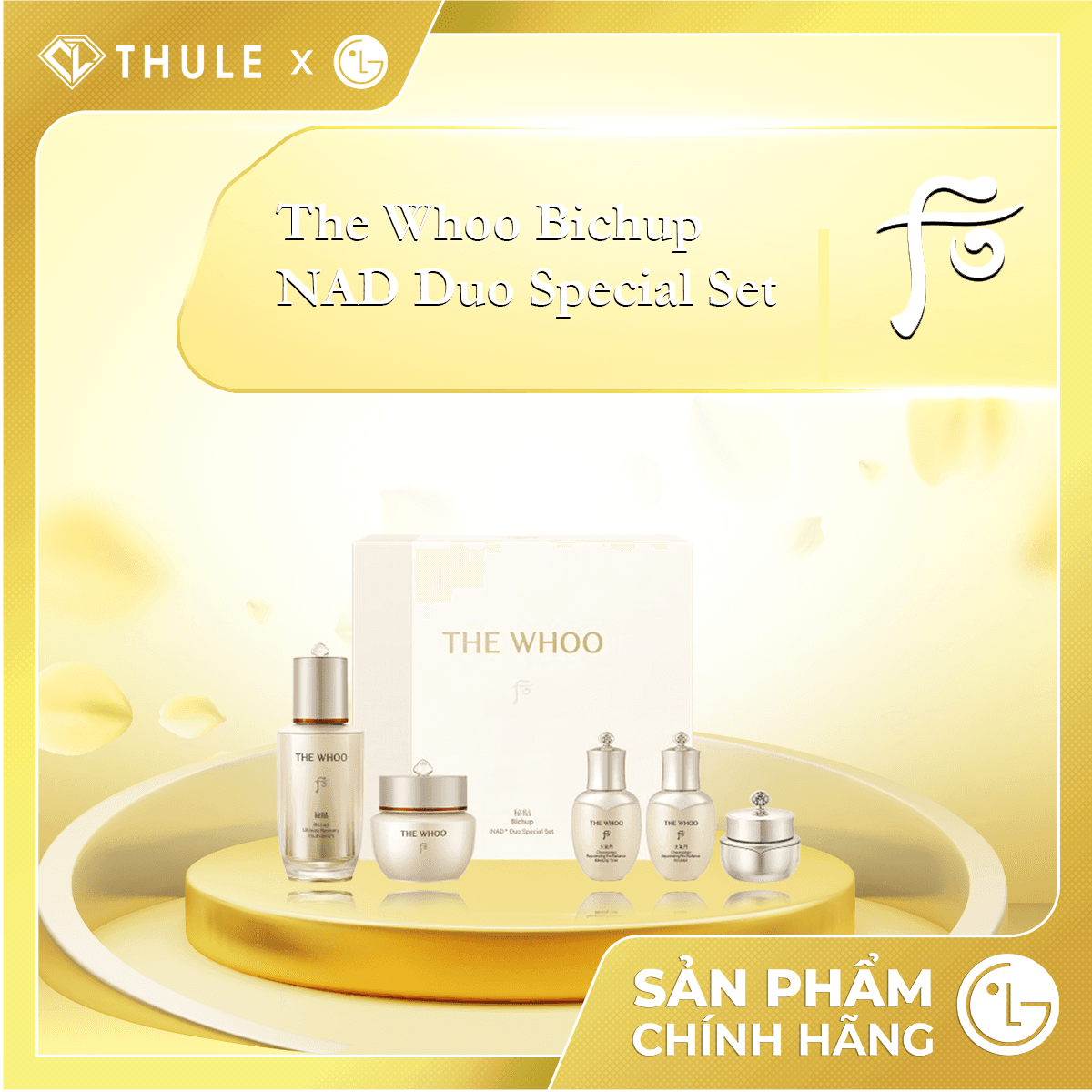 Bộ Tinh Chất Tái Sinh Chống Lão Hóa The Whoo Bichup NAD⁺ Duo Special Set