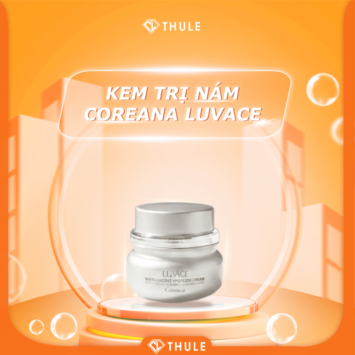 Kem Trị Nám Coreana Luvace - Hỗ Trợ Mờ Thâm Nám, Chống Oxy Hoá Da, Cấp Ẩm Và Giữ Da Mịn Màng