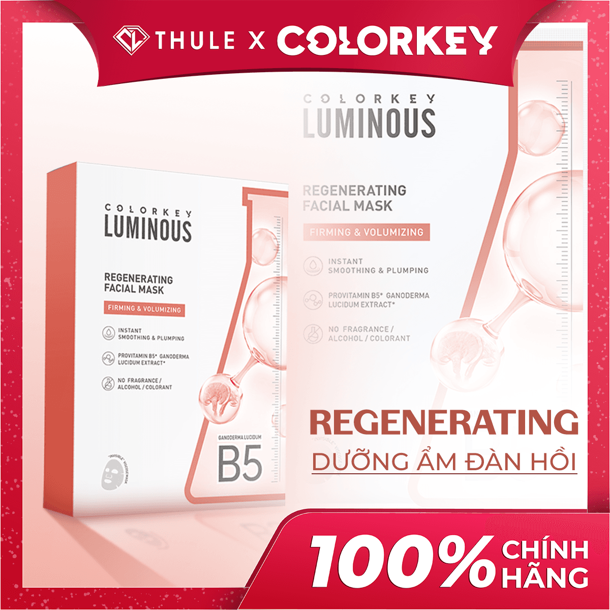 Mặt Nạ Dưỡng Da Colorkey Nourishing Facial Mask - Cấp Ẩm Chuyên Sâu, Giúp Làm Dịu, Phục Hồi Da Nhanh Chóng