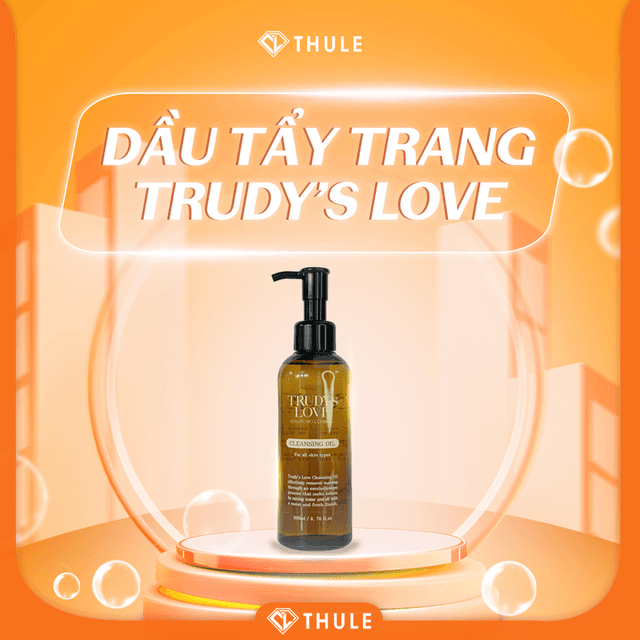 Dầu Tẩy Trang Cấp Ẩm Tự Nhiên, Loại Bỏ Bã Nhờn Giúp Da Thông Thoáng - Trudy's Love