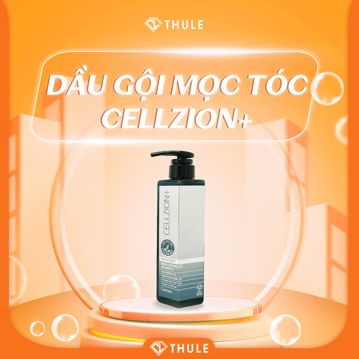 Dầu Gội Cellzion – Làm Sạch Dịu Nhẹ, Nuôi Dưỡng Da Đầu, Giảm Gãy Rụng Và Giúp Tóc Mềm Mượt Bóng Khỏe
