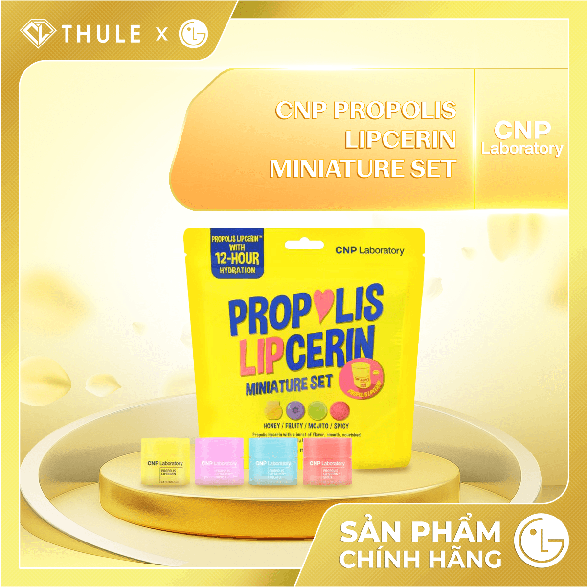 Set Son Dưỡng CNP - Căng Mọng, Dưỡng Mềm, Phục Hồi Môi Nứt Nẻ