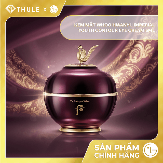 Bộ Kem Mắt Trẻ Hóa Da The Whoo Hwanyu Imperial Youth Contour Eye Cream Special Set
