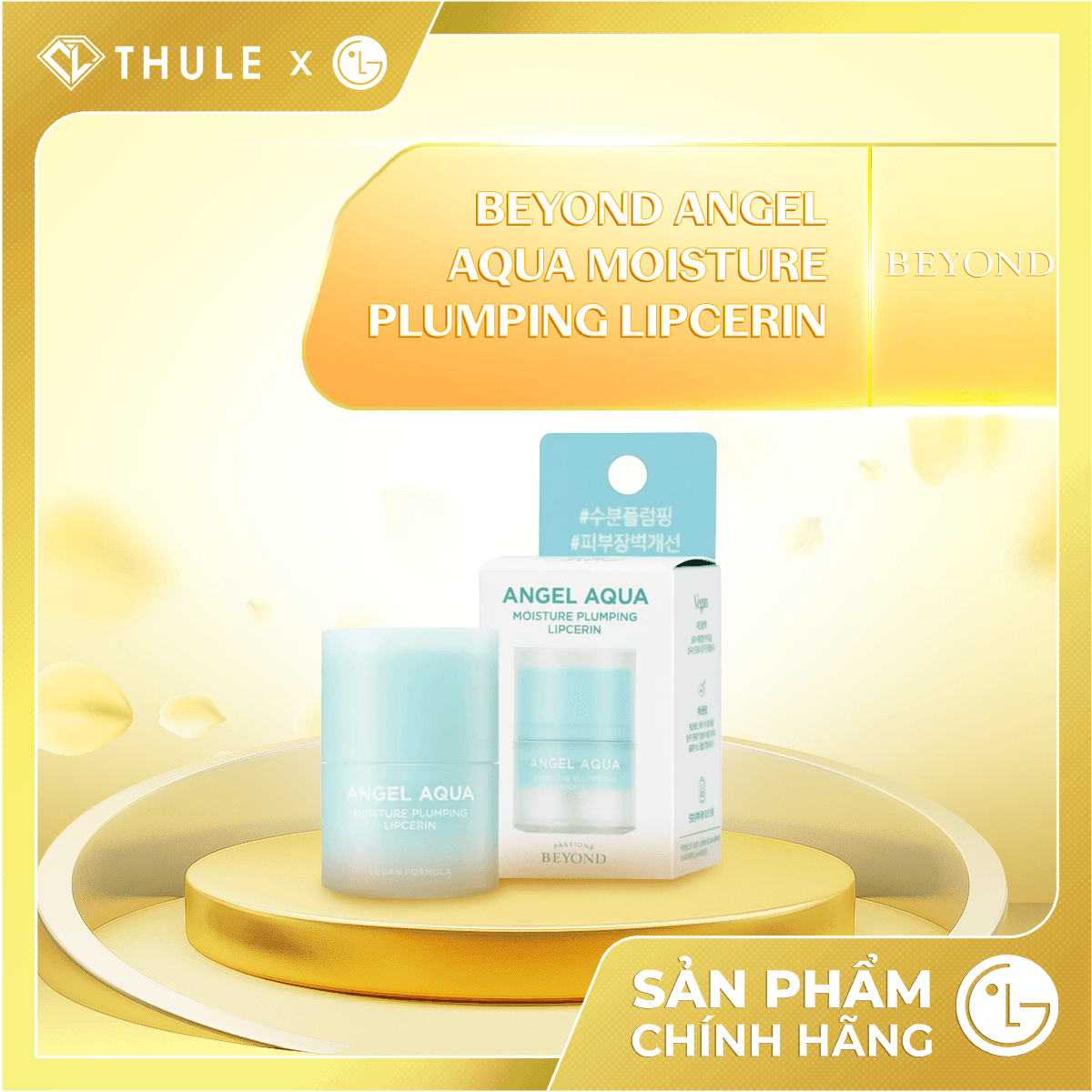 Son Dưỡng Beyond Angel Aqua... – Dưỡng Ẩm Môi, Làm Mềm Mịn, Tăng Độ Căng Bóng Và Giúp Đôi Môi Luôn Tươi Tắn, Quyến Rũ