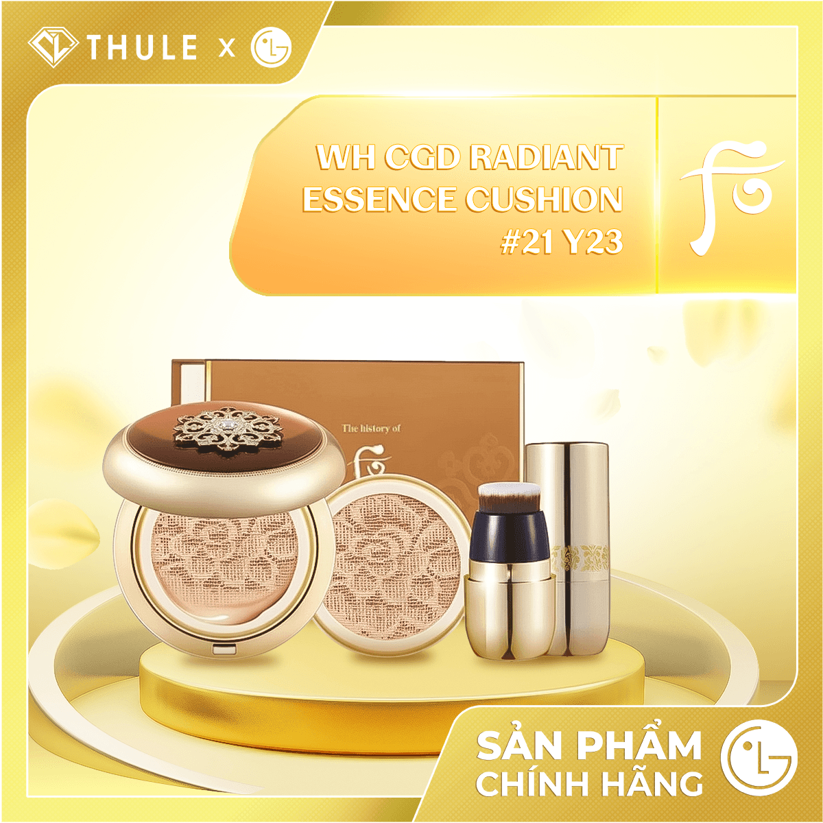 Phấn Nước WH CGD Radiant Essence – Che Phủ Tự Nhiên, Làm Sáng Da, Dưỡng Ẩm Và Giúp Làn Da Rạng Rỡ Suốt Cả Ngày