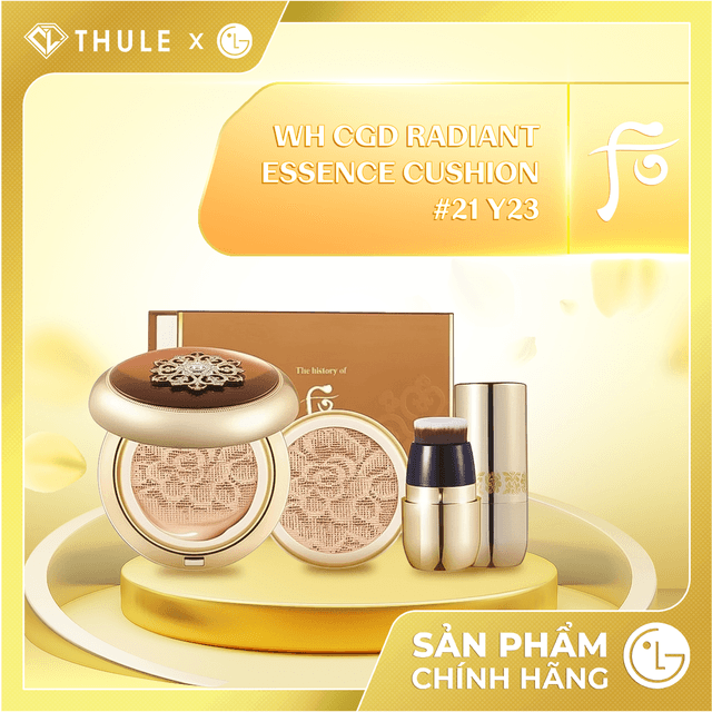 Phấn Nước WH CGD Radiant Essence – Che Phủ Tự Nhiên, Làm Sáng Da, Dưỡng Ẩm Và Giúp Làn Da Rạng Rỡ Suốt Cả Ngày