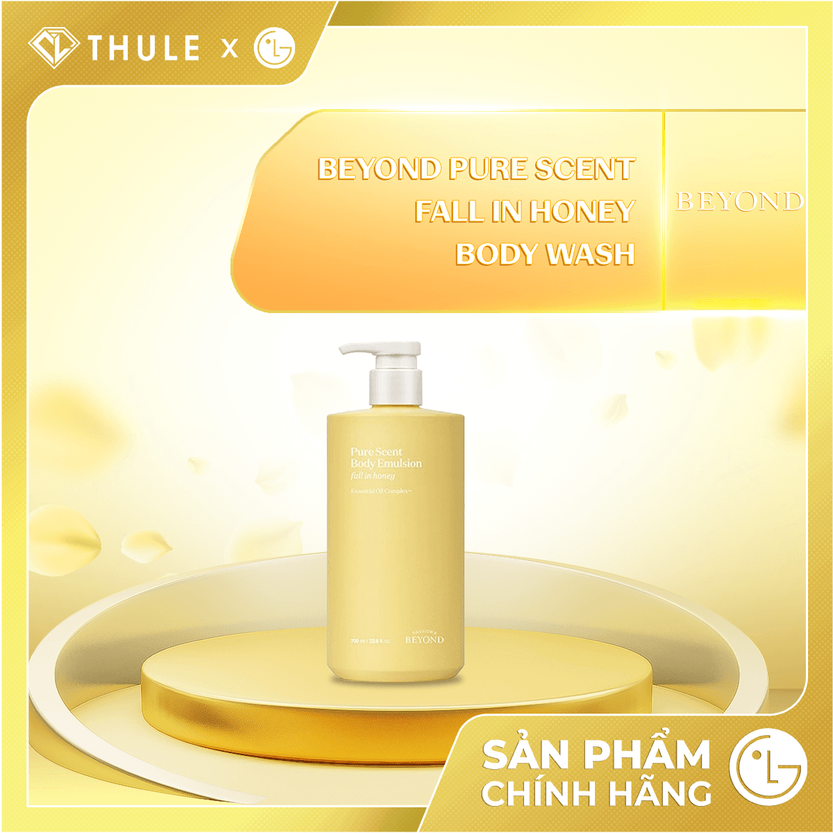 Sữa Tắm Beyond – Làm Sạch Dịu Nhẹ, Dưỡng Ẩm Da, Lưu Hương Mật Ong Ngọt Ngào Và Cho Làn Da Mềm Mịn Suốt Ngày