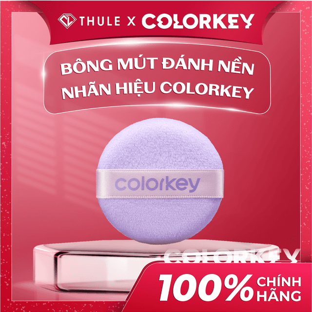 Bông Mút Đánh Nền, Tăng Độ Bám, Dễ Làm Sạch, Giúp Tạo Nền Mỏng Nhẹ Tự Nhiên, Nhãn Hiệu - Colorkey Build For VietNam