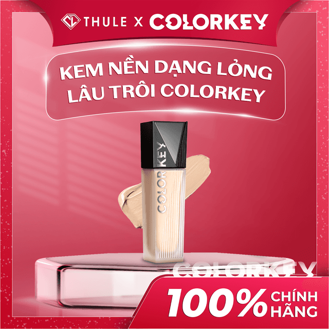 Kem Nền Dạng Lỏng Lâu Trôi Colorkey Long Lasting Flawless Liquid Foundation P2 - Che Phủ Mịn Mượt, Lâu Trôi, Kiềm Dầu